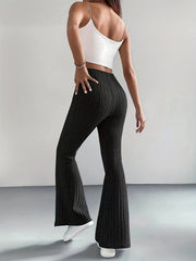Women's Plus High Rise Flare Leg Pants