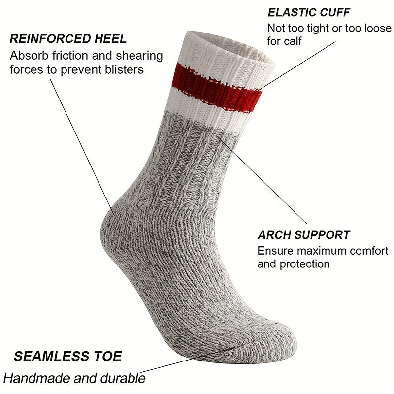 Striped Crew Socks Mid Tube Women's Stockings