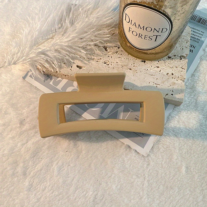 Geometric Hair Claw Clip Acrylic Matte Banana Clip