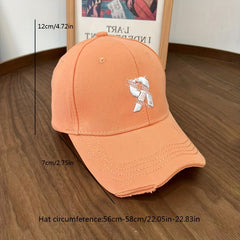 Men's R Embroidered Baseball Cap Sun Protection Sunshade Hat