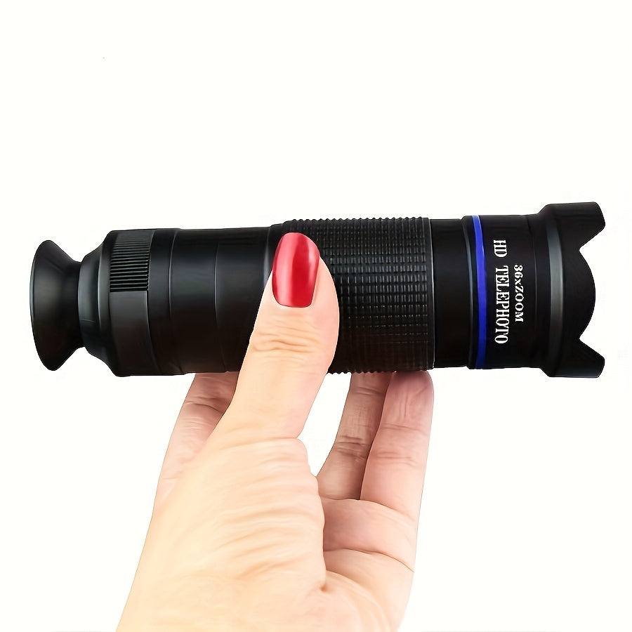 HD Monocular Telescope With Phone Clip Zoom Lens for Concert