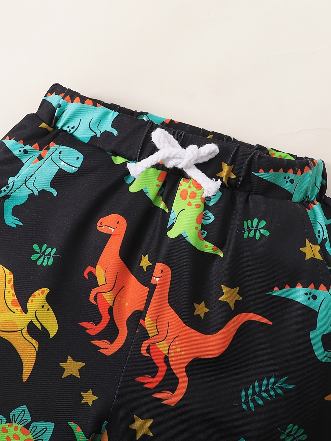 Boys DADDY'S Print Tank Top & Dino Shorts Set Kids Summer Clothes