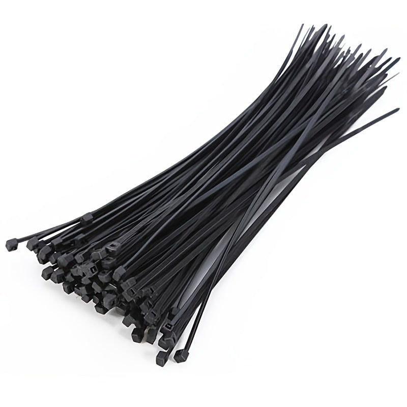 100pcs Self Locking Cable Ties for Organising Wires 0.9-14.99-19