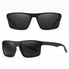 Polarized Sports Sunglasses Rectangular Frame for Men Women