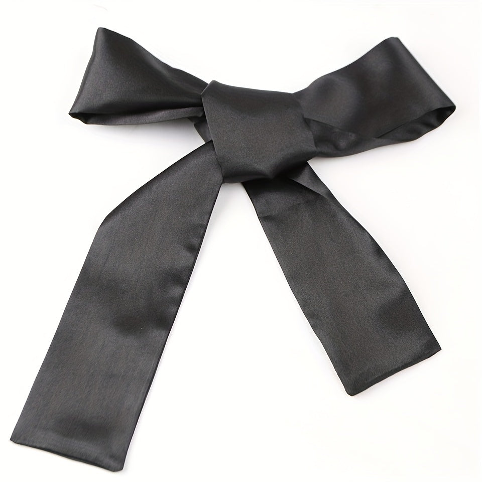 3pcs Satin Bow Head Scarves Women Satin Headband Lace Non Slip Hair Accessories