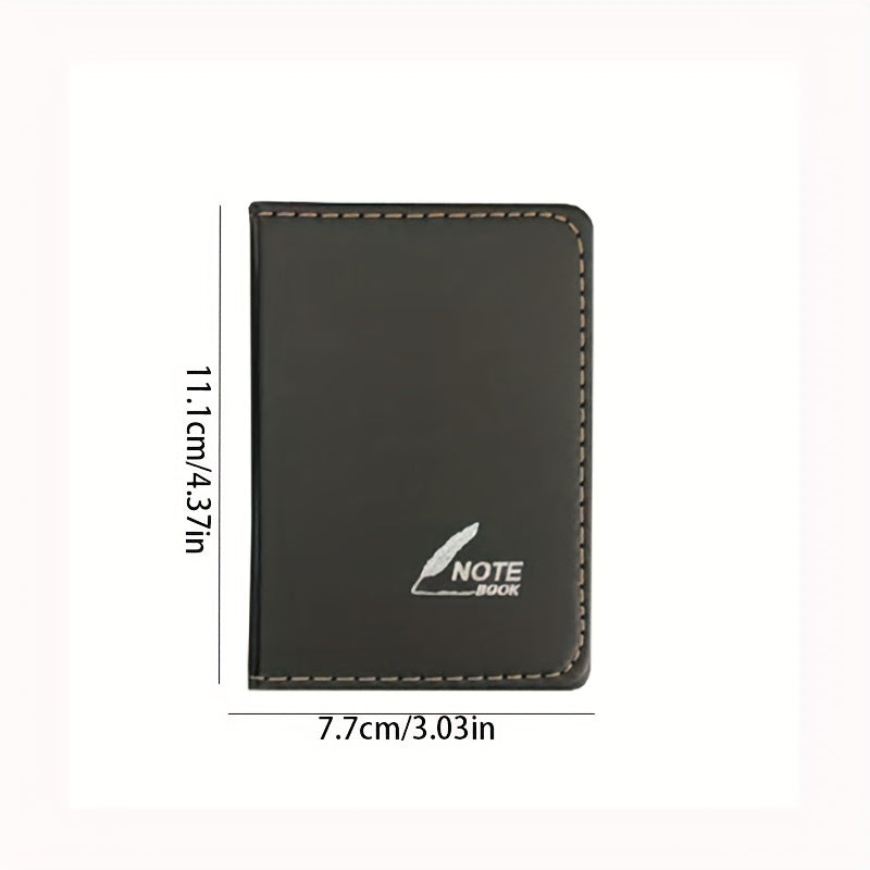 Pocket Notebook Mini Notepad Handbook Leather Crimping Notebook