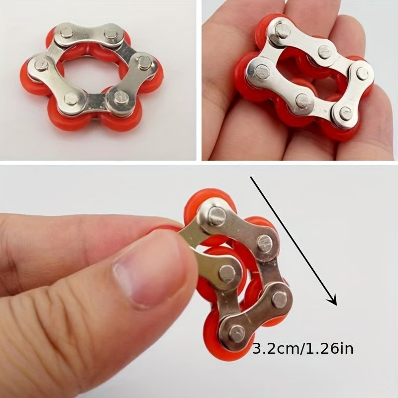 Six Link Chain Decompression Toy Metal Toy