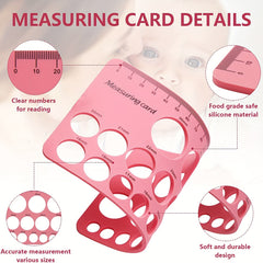 Silicone Pacifier Ruler for Measuring Size of Pacifiers