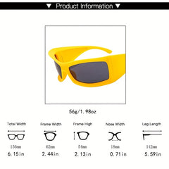 Y2K Wrap Around Sunglasses UV400