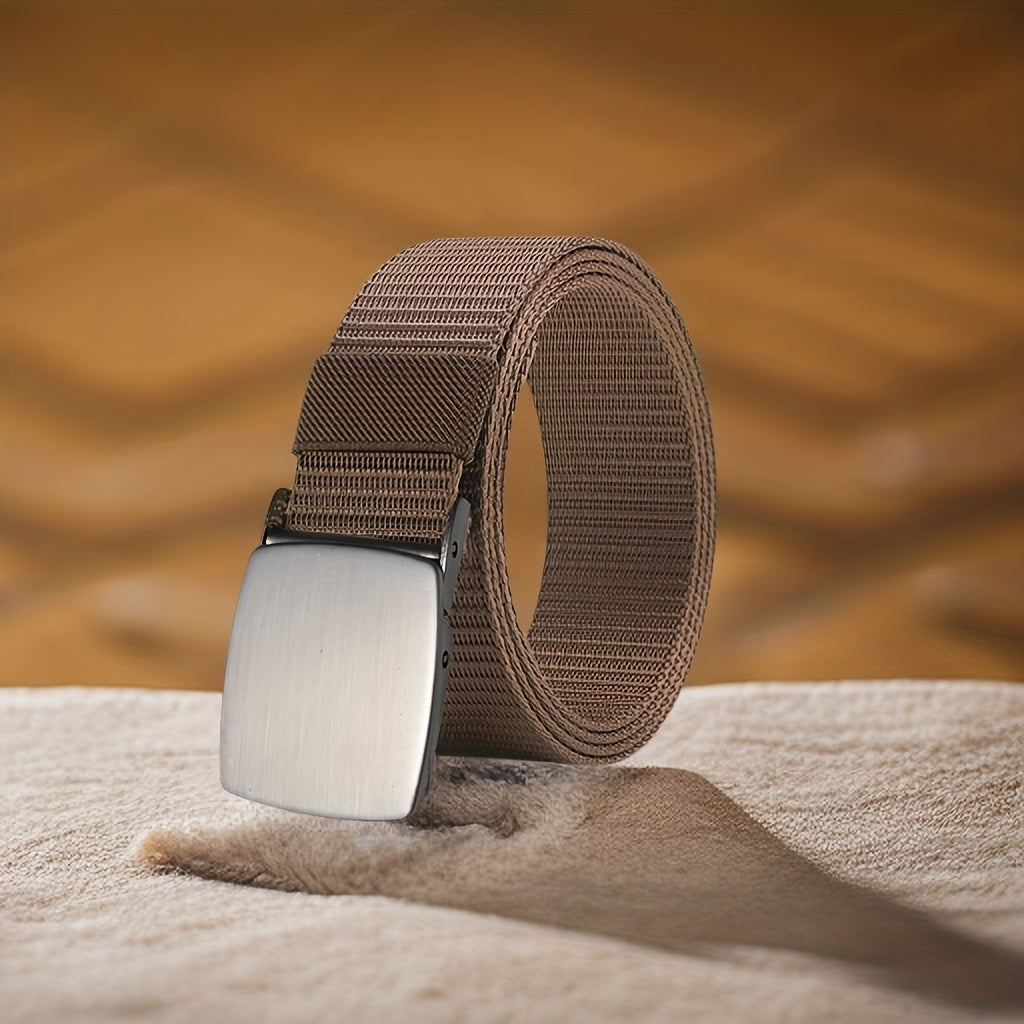 Men's Tactical Belt with Automatic Buckle