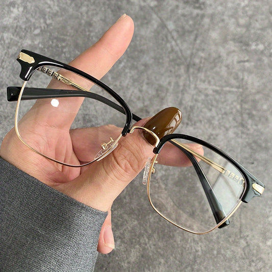 Square Clear Lens Anti Eyestrain Reading Glasses
