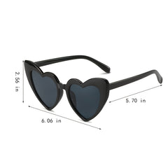 Heart Shaped Sunglasses Vintage Cat Eye Style Kurt Cobain Glasses