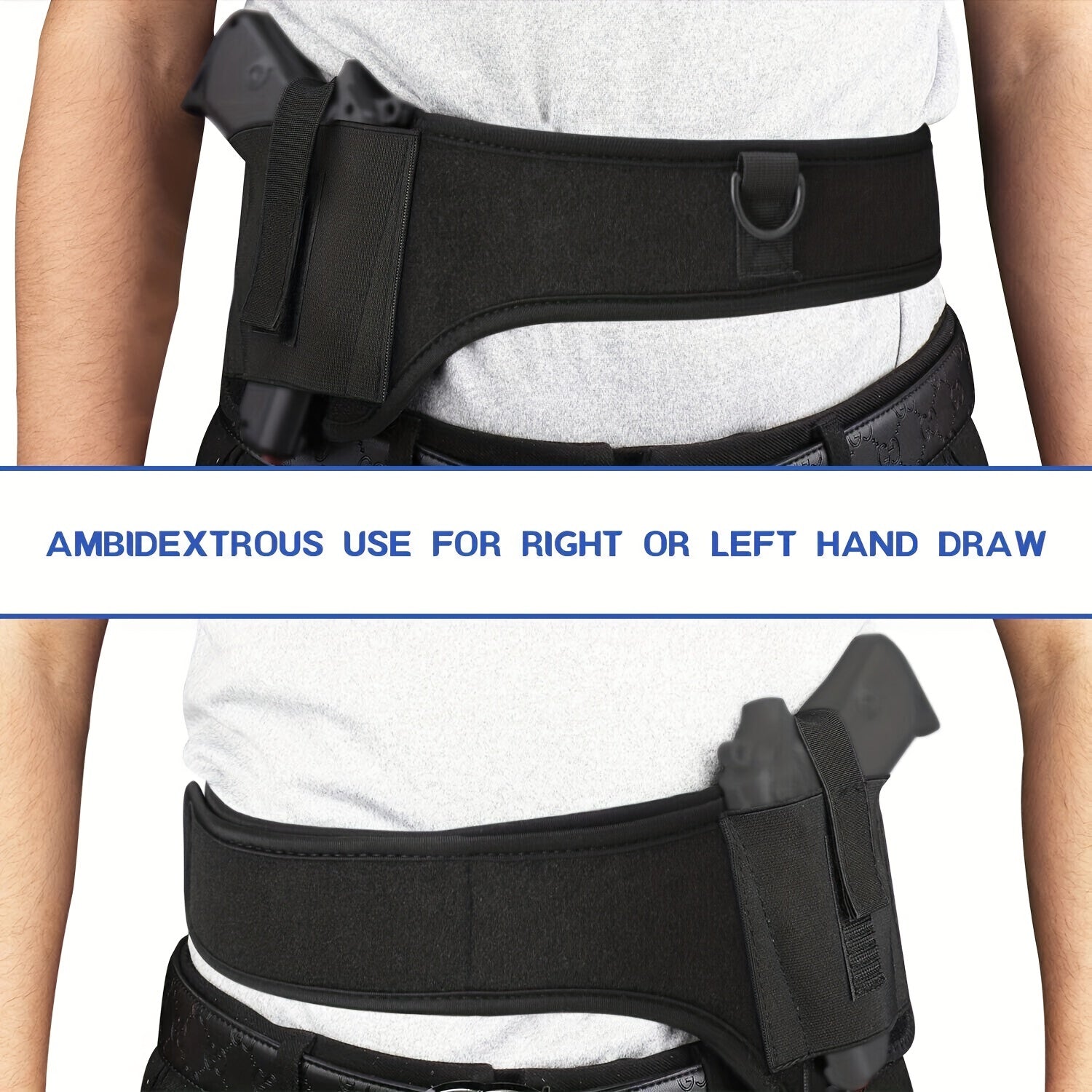 Concealed Carry Underarm Holster Shoulder Waist Pouch Belt Right Hand