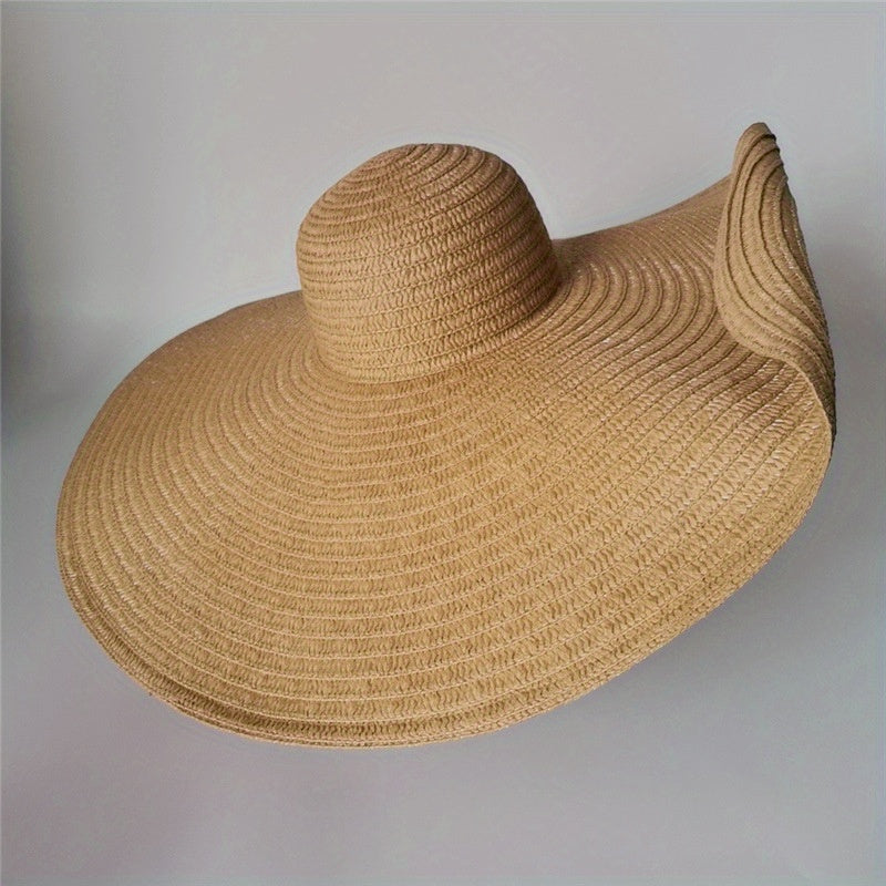 Floppy Sun Hat Wide Brim Beach Summer UV Protection Straw Hats
