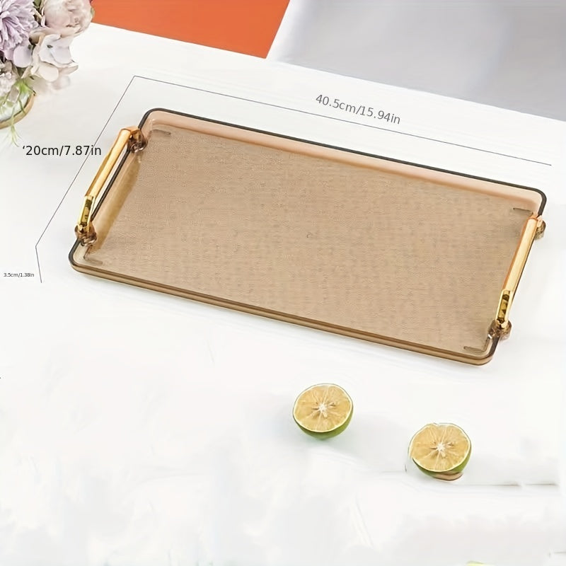 Acrylic Tea Tray Scratch Resistant Lightweight