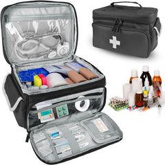 First Aid Storage Bag Empty Organizer For Emergency Home Office Car Travel