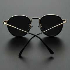 Men's Metal Double Circle Sunglasses