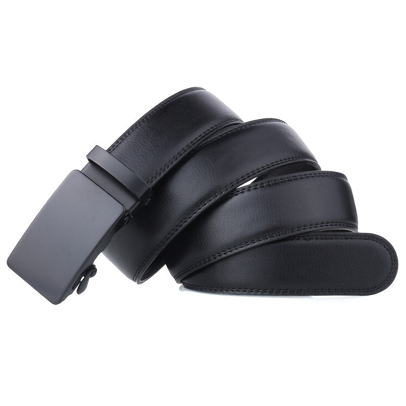 Men's Auto Slider Business Casual Leather Belt
