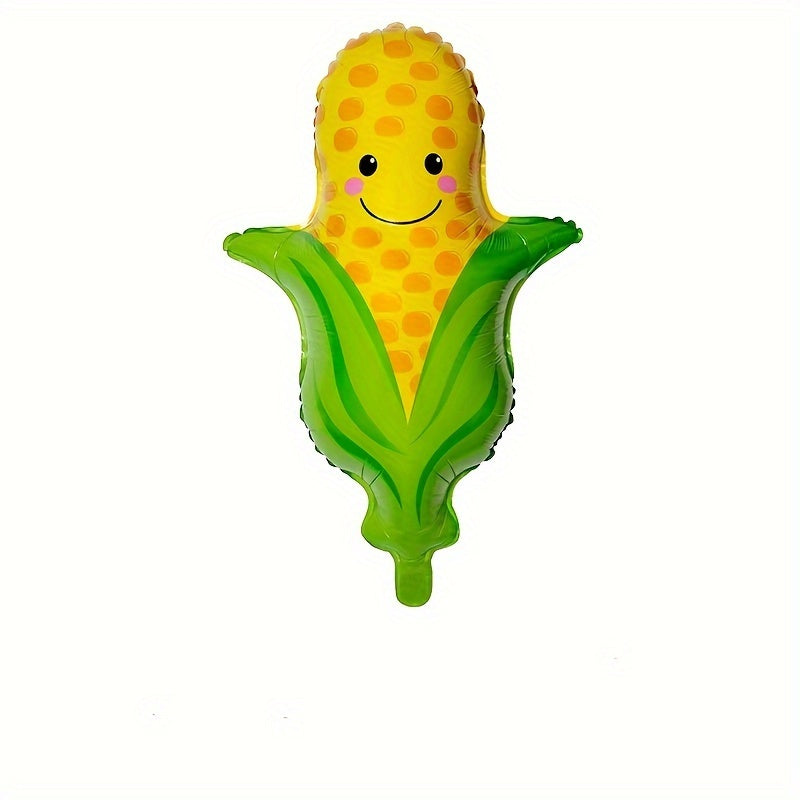 Summer Party Fruit Balloons Tomato Corn Strawberry Aluminum Film Balloons