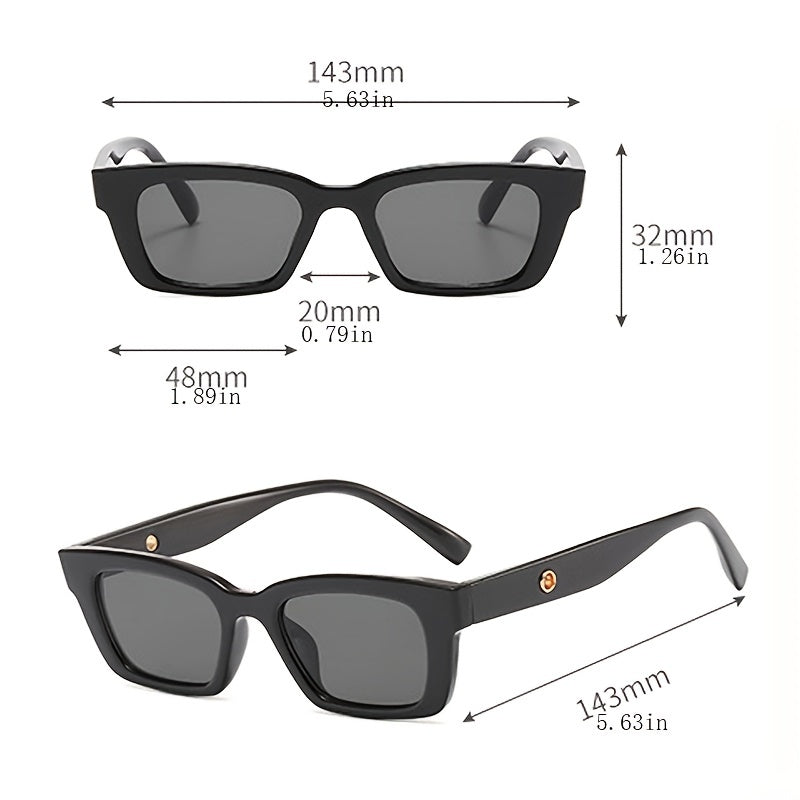 Cat Eye Sunglasses UV400 Vintage Classic Rectangle Sunscreen Glasses