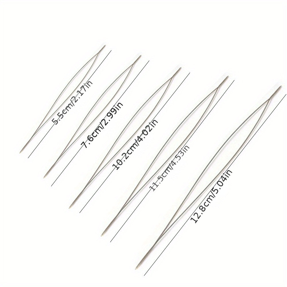 5pcs Beaded Needle Pins Jewelry Tools DIY Necklace Bracelet Making Supplies
