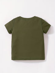 Girl's Summer Short Sleeve T Shirt Baby's Casual Tee Top