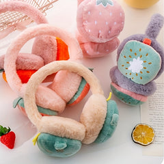 Fruit Earmuffs Warm Plush Suitable For Outdoor - Christmas Halloween