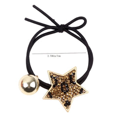 Star Metal Headband Rhinestone Hair Tie