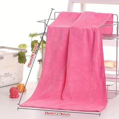 Absorbent Microfiber Hand Towel 13.78 x 29.53 Inches