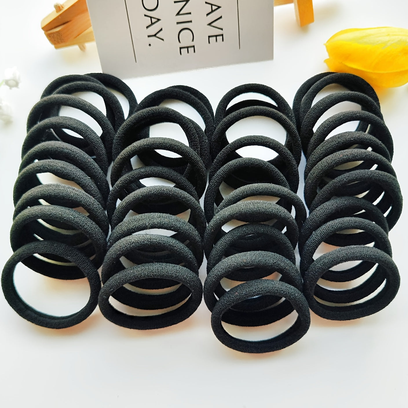 40 PCS Colorful Hair Ties for Women - Seamless Hair Accessories