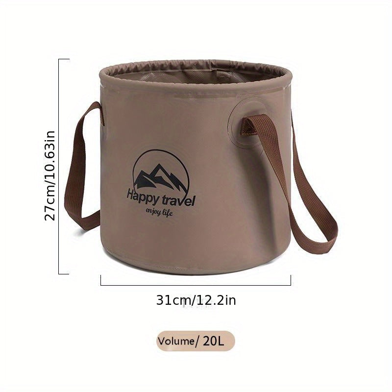 1pc Portable Foldable Bucket for Outdoor Adventures