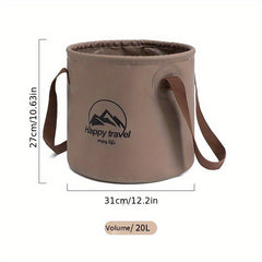 1pc Portable Foldable Bucket for Outdoor Adventures