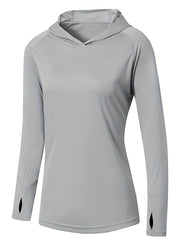 Women's Sun Protection Hoodie Long Sleeve Outdoor Shirt