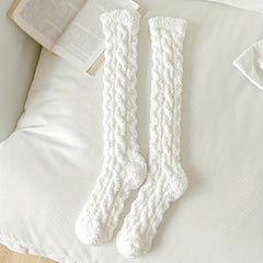 Warm Knee High Calf Socks for Women
