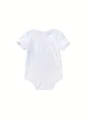 Baby Boys Birthday Onesie Short Sleeves Soft Comfortable Breathable
