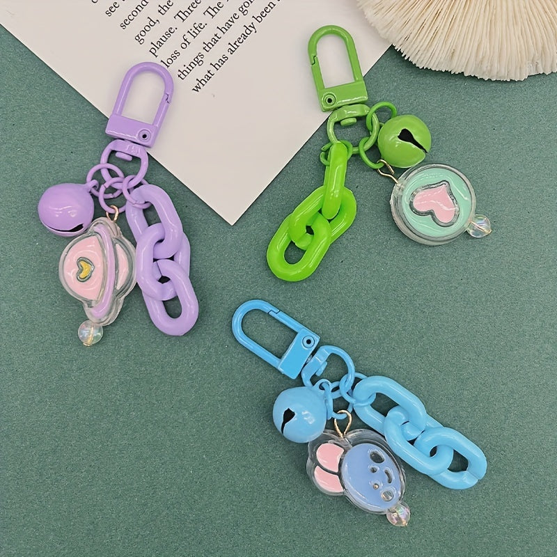 Cartoon Animal Keychain Candy Key Ring for Women Girls Gift