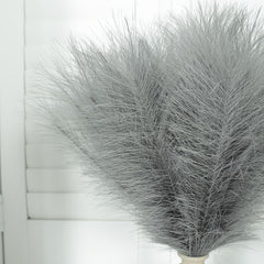 12pcs Boho Faux Pampas Grass Reed Branches for Home Decor and Weddings
