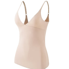 Women's Slim Fit Cotton Shaper Cami Adjustable Strap Top