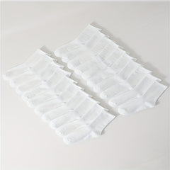 20 Pairs Women's Solid Mid Tube Socks