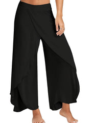  High Rise Wide Leg Pants