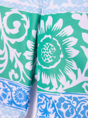 Boys Flower Print Swim Trunks Ethnic Style Beach Vacation Kids Summer