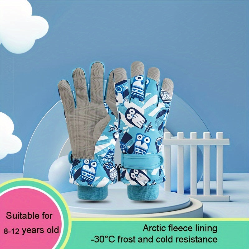 Winter Windproof Waterproof Wear-resistant Gloves - Keeps Hands Warm at 30&deg;C