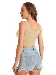 Sleeveless Crop Tank Top for Women's Summer Workout Yoga