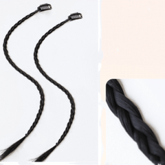 Y2K Hair Clip Braided Ponytail Wig Boxing Dreadlock Wigs Accessories