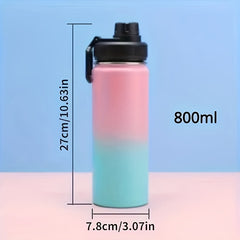 800ml Stainless Steel Insulation Cup for Outdoor Sports