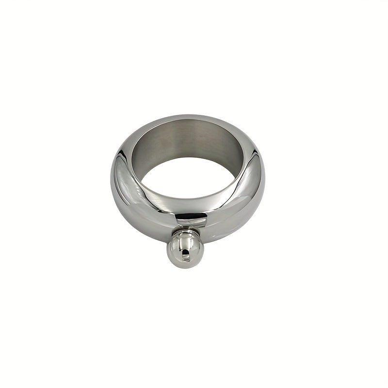 304 Stainless Steel Flask Funnel Cup Set + Round Bracelet Wrist Jewelry