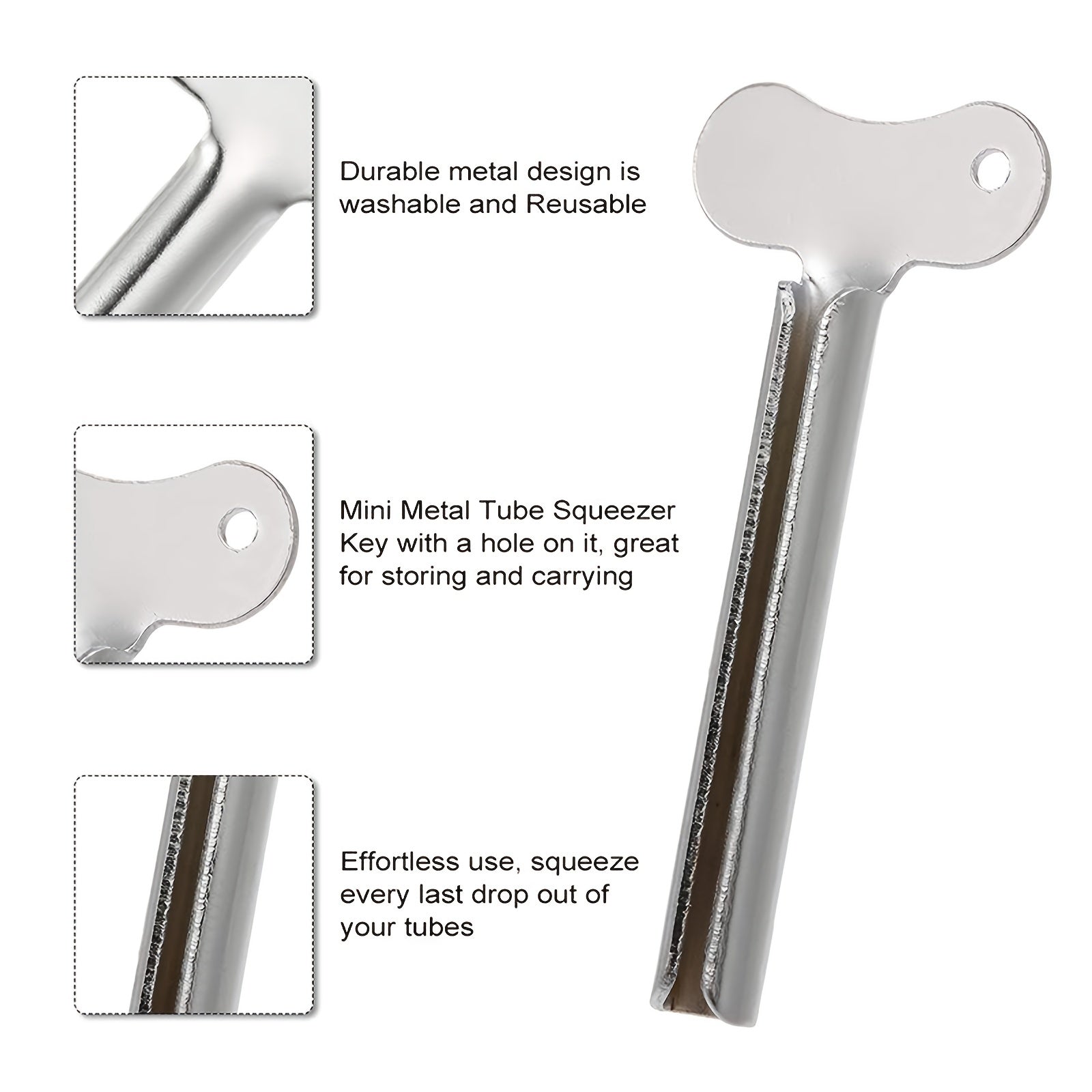 Metal Toothpaste Tube Squeezer - Get Every Last Drop Easily