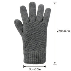Women's Winter Touchscreen Stretch Thermal Magic Gloves Warm Wool Knitted