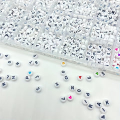 Acrylic Letter Beads Set DIY Bracelet Jewelry Beaded Material Gift