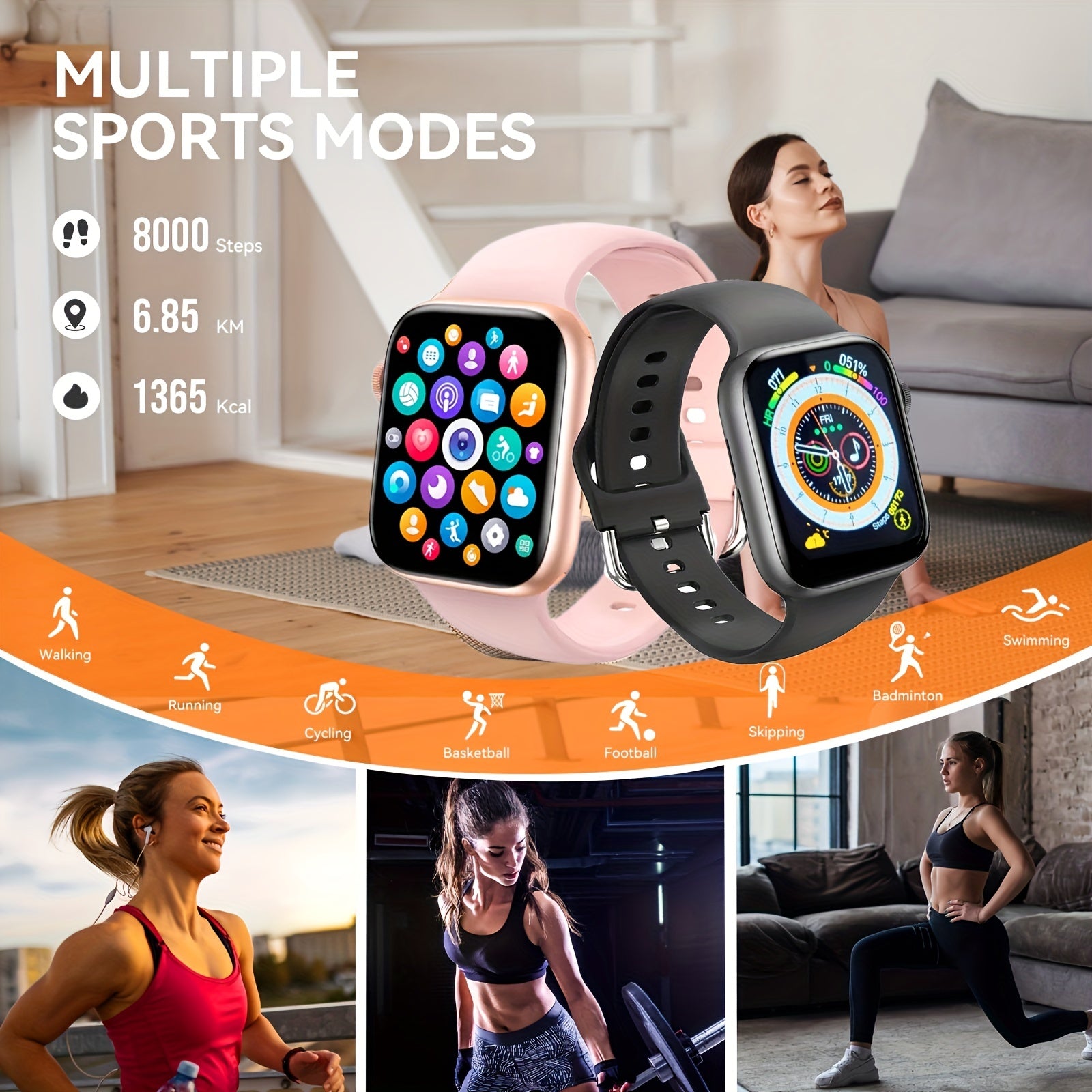 Health Heart Rate Monitoring Sports Smart Watch